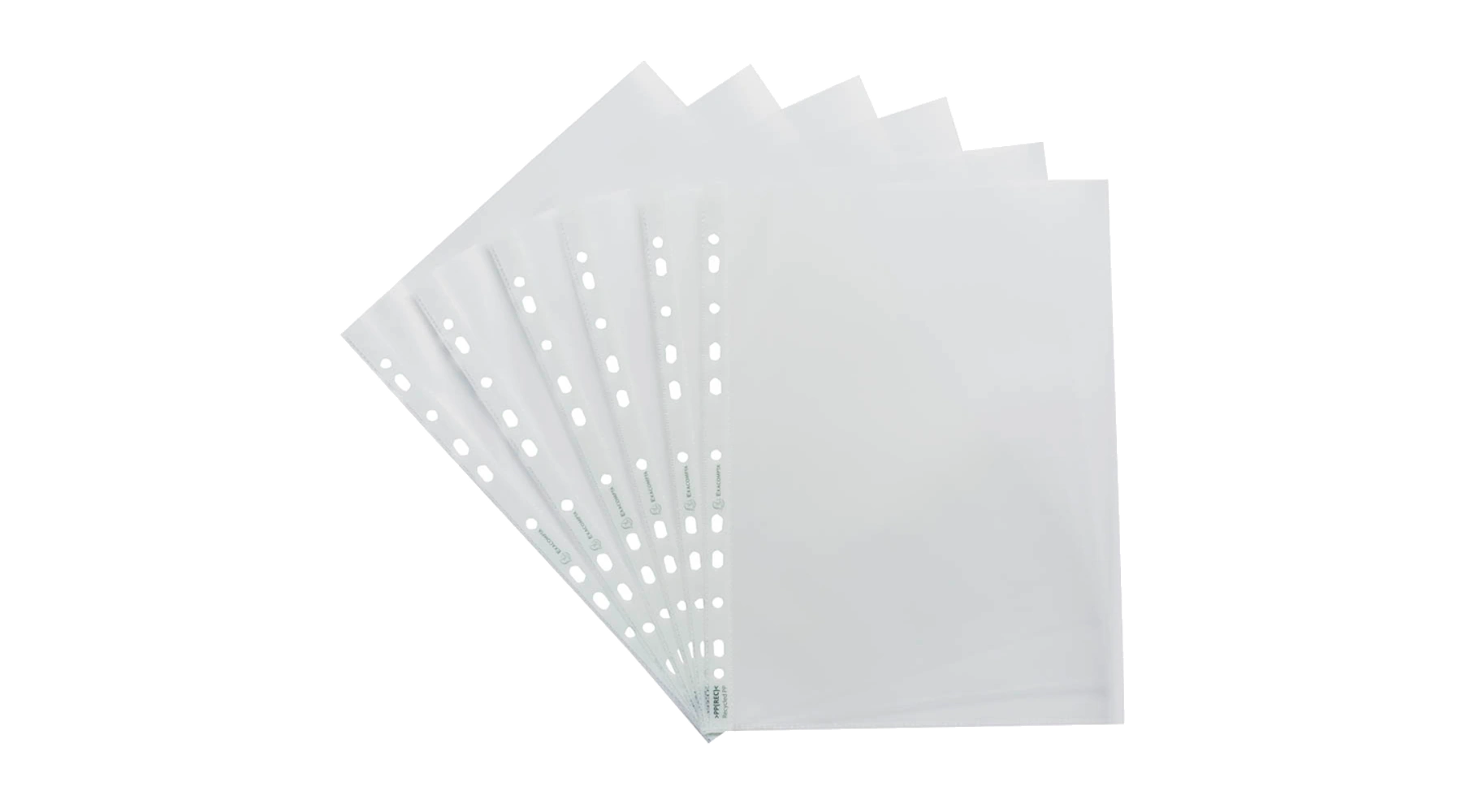 EXACOMPTA Prospekthüllen Forever® DIN A4 120 µm 25 Stück/Pack genarbt transparent