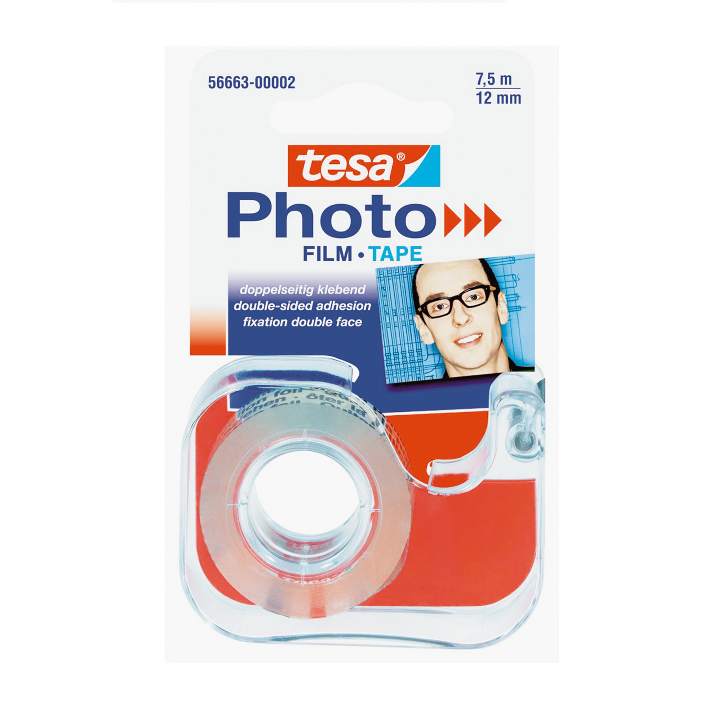 TESA Handabroller Photo Film 12 mm x 7,5 m  transparent