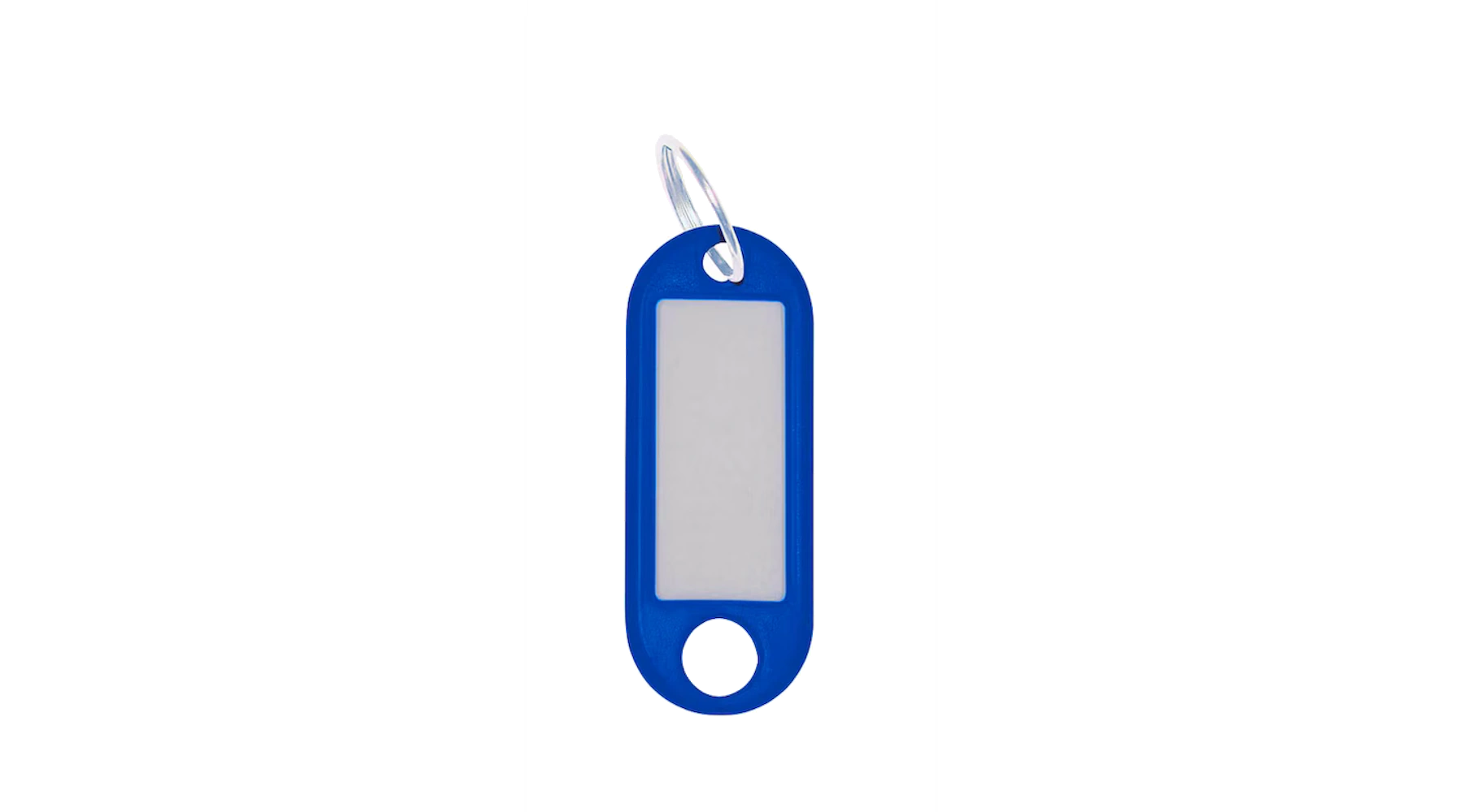 WEDO Schlüsselanhänger Kunststoff 10 Stück/Pack blau
