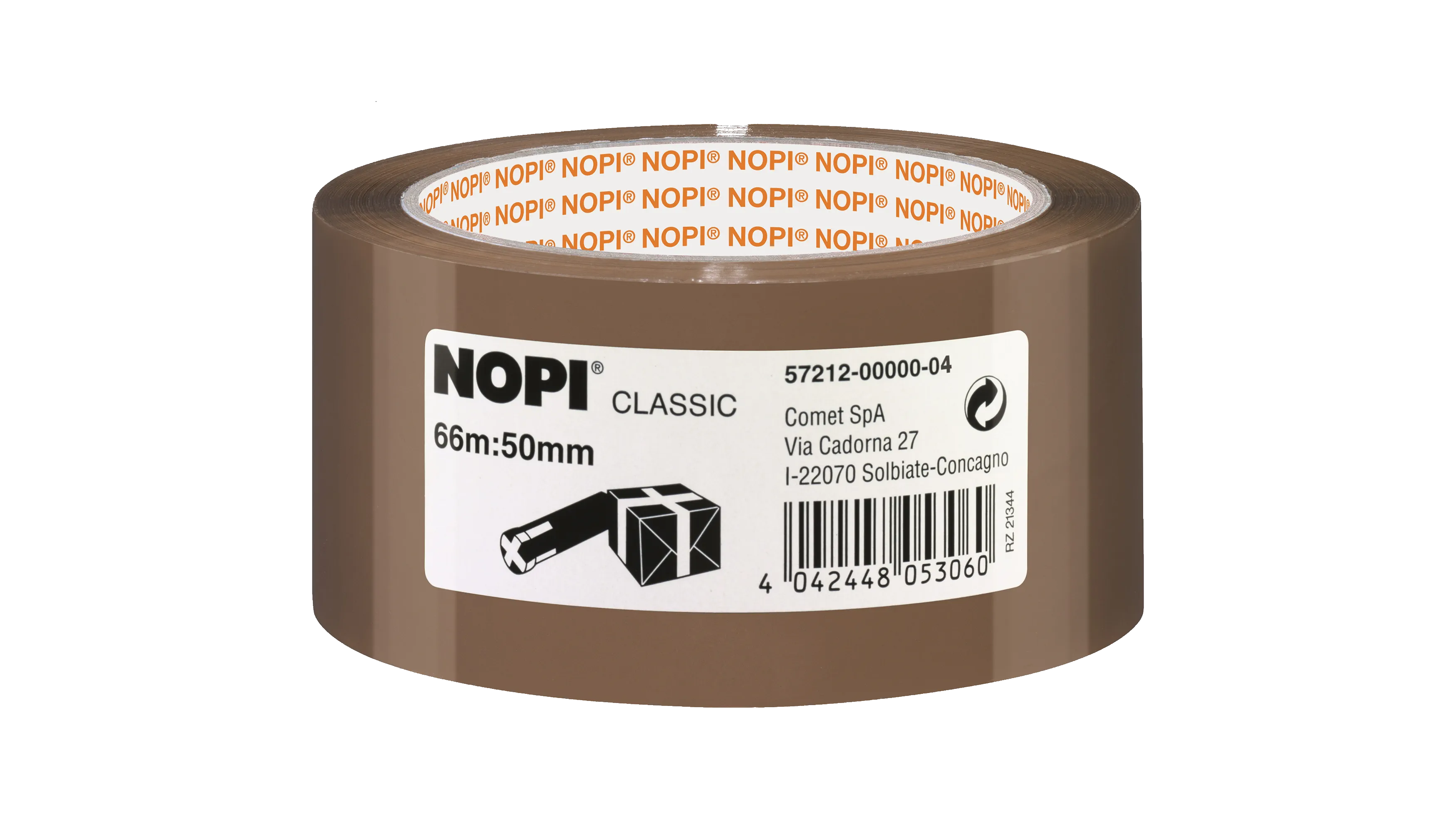 NOPI® Packband Classic 50 mm x 66 m braun