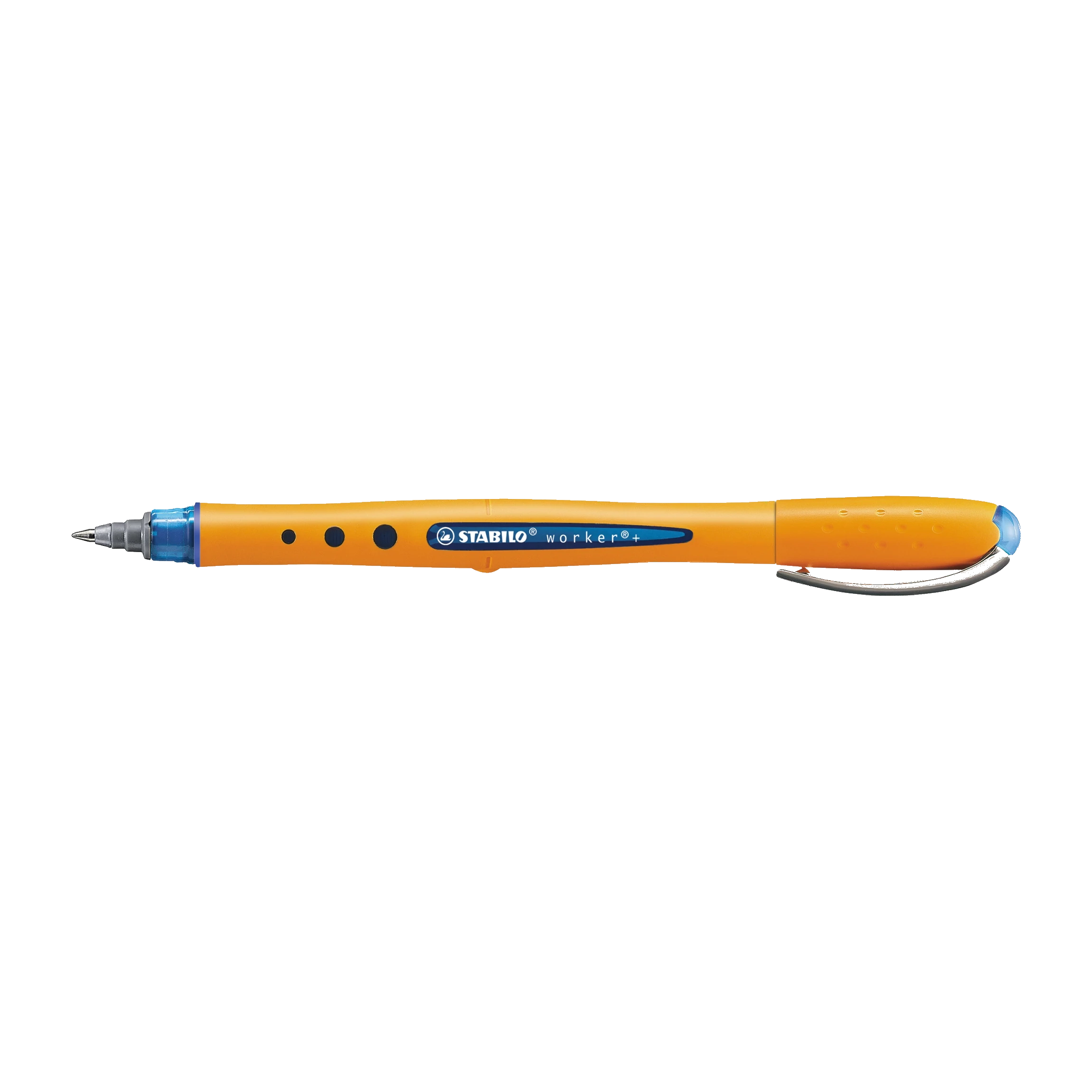 STABILO® Tintenroller worker®+ fine 0,3 mm blau Kappenmodell
