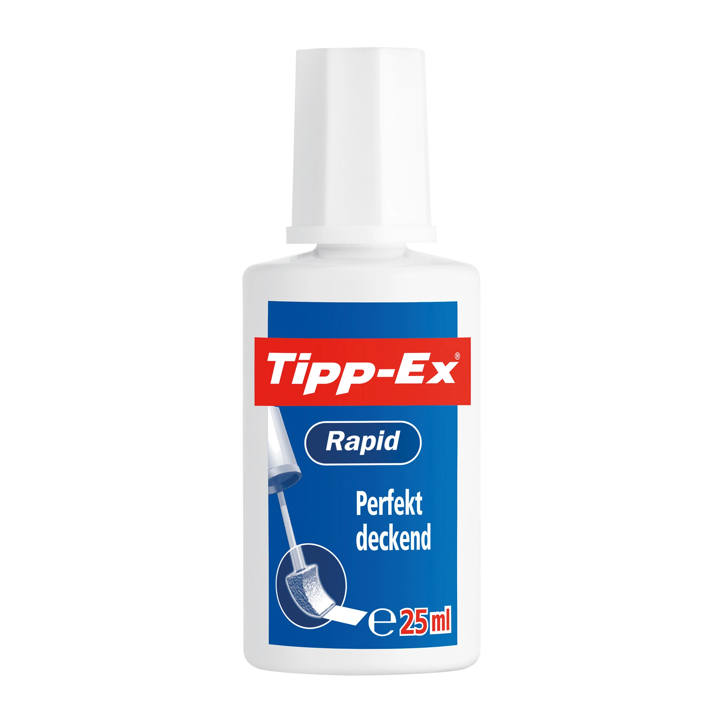 TIPP EX® Korrekturflüssigkeit Rapid Schwamm 25 ml weiß