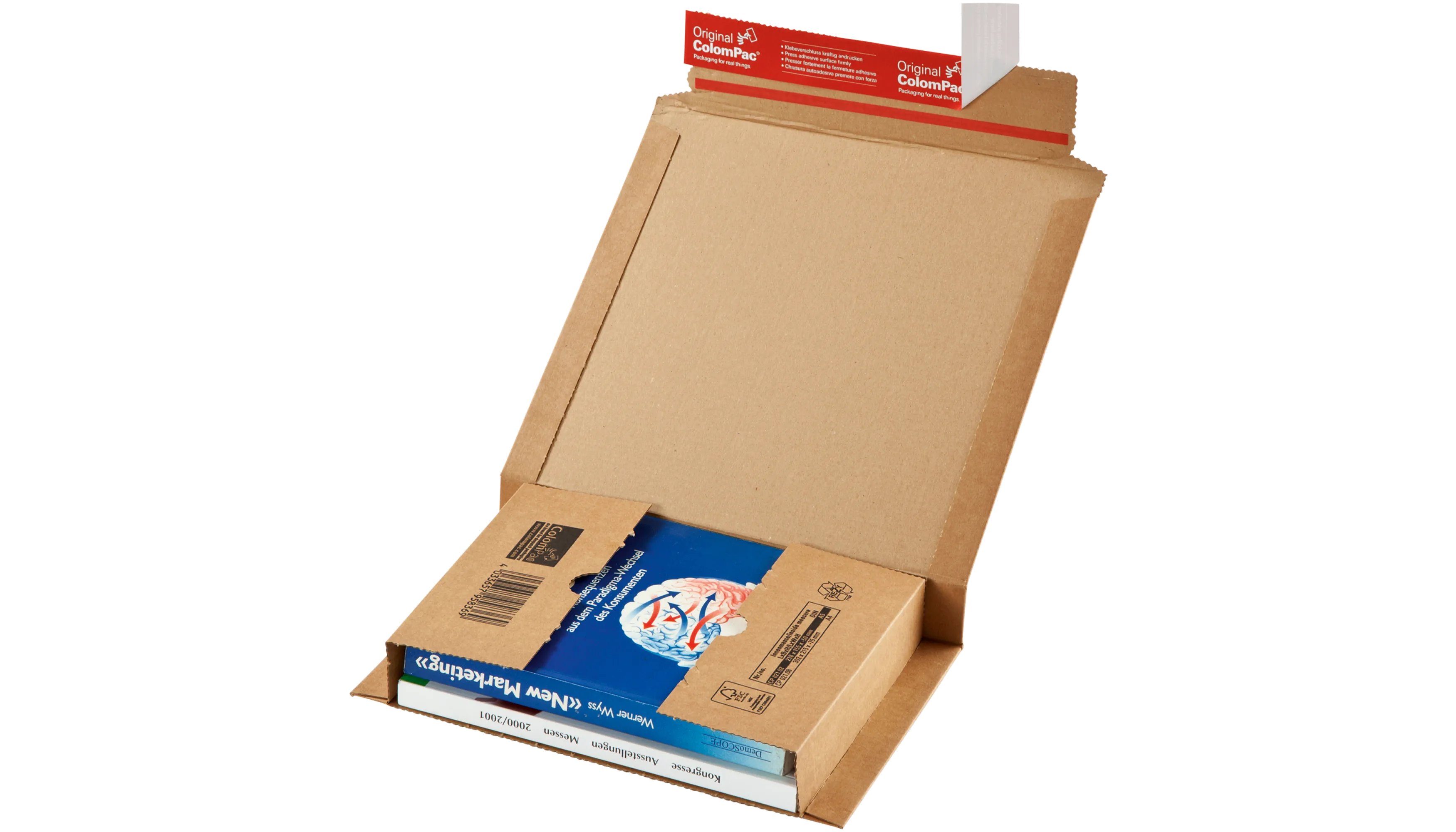 COLOMPAC® Versandkarton Universal 30,7 x -7,5 x 24,5 cm braun