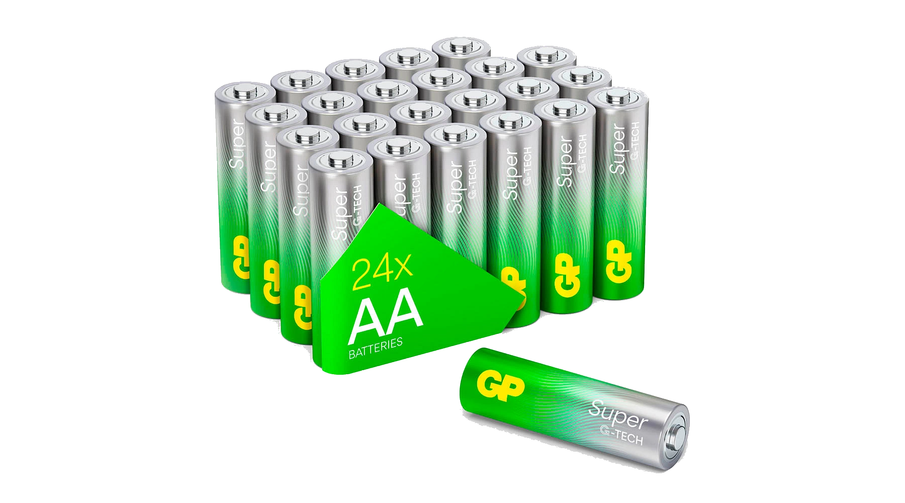 GP Batterien SUPER Mignon AA 1,5 V  24 Stück pro Packung