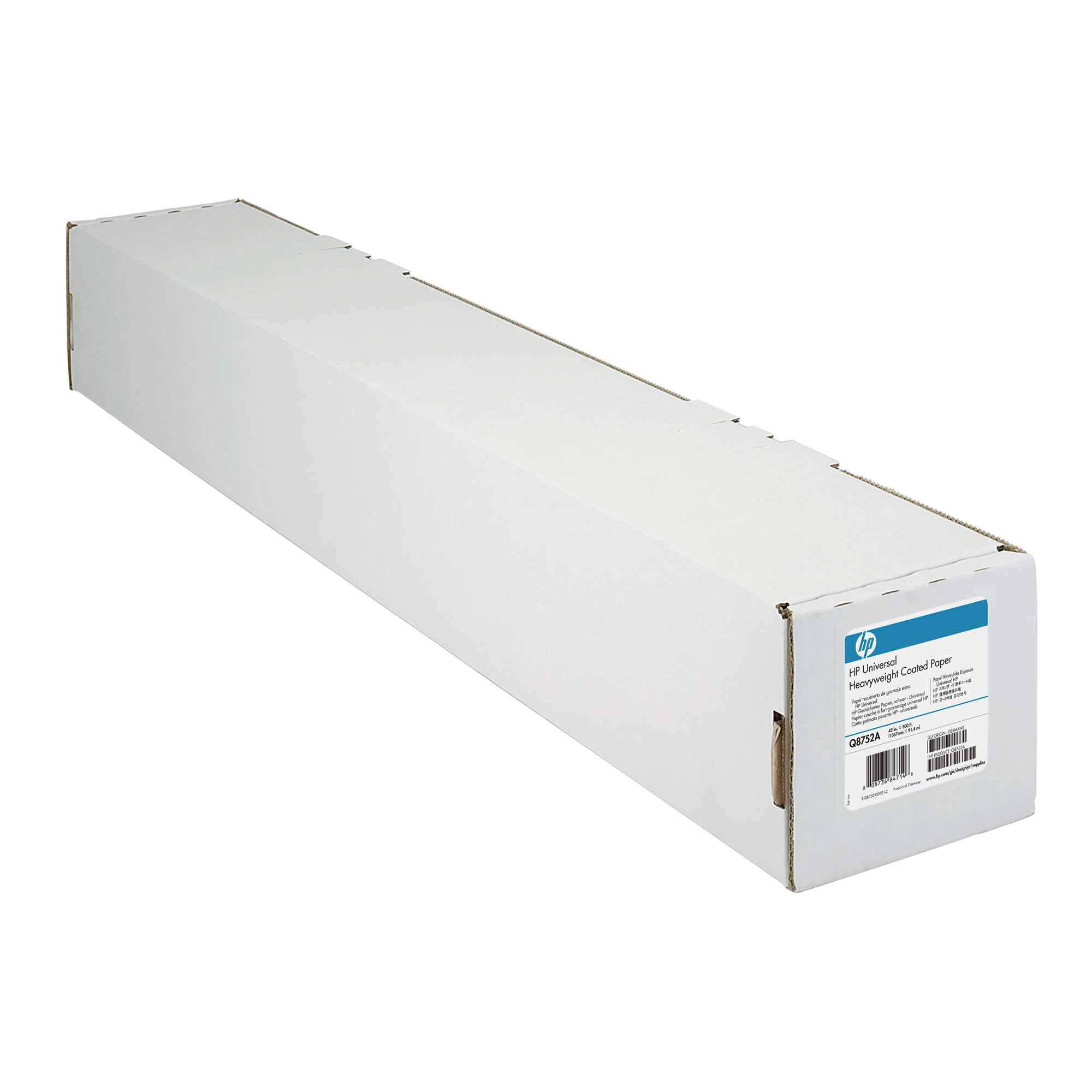HP Plotterpapier Bright White Inkjet 610 mm x 45,7 m (B x L) 90 g/m²  weiß