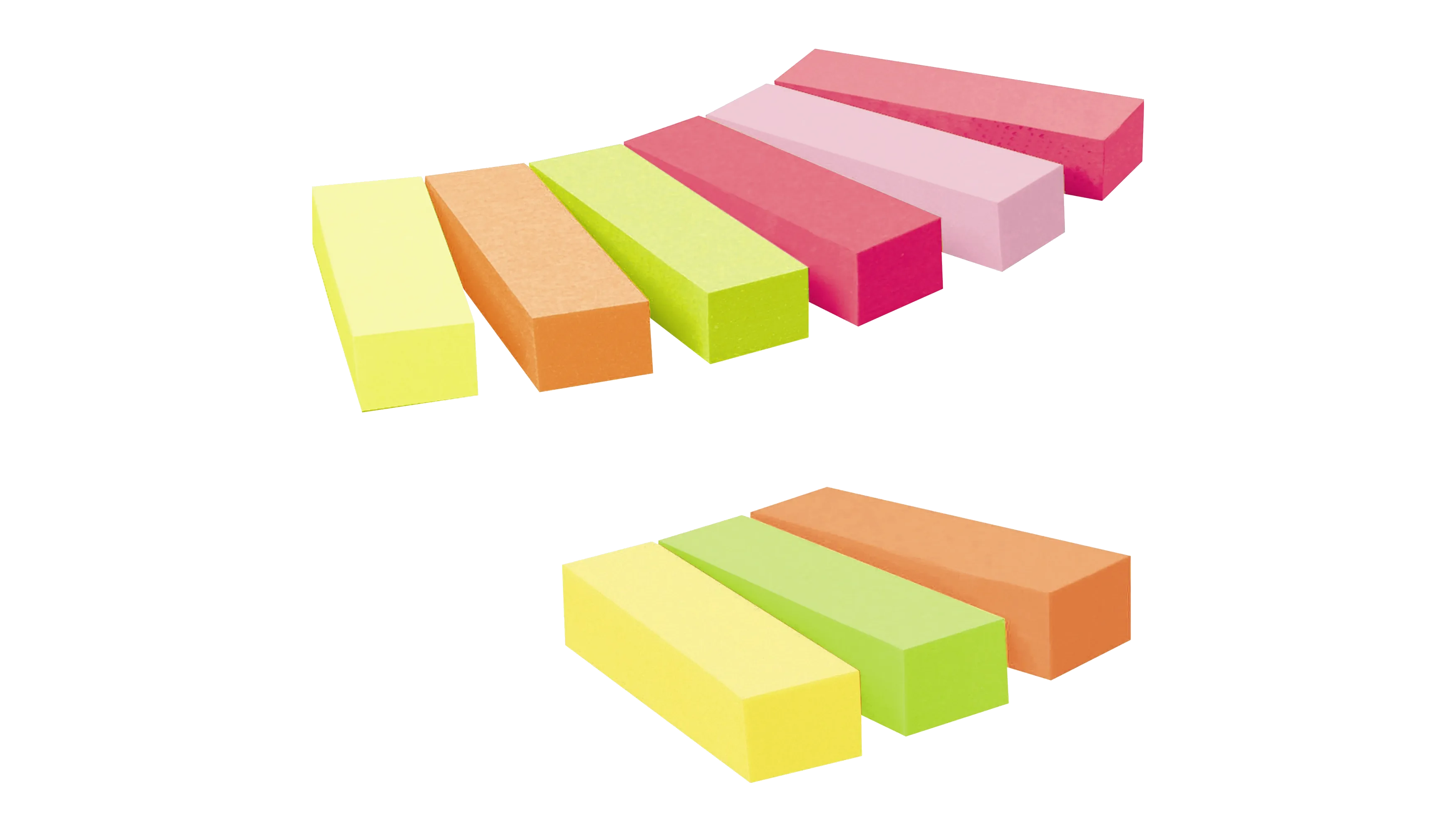 POST-IT Haftmarker Page Marker Promotion 50 x 15 mm (B x H 100 Bl./Block 6 Block/Pack. + 3 Blöcke gratis
