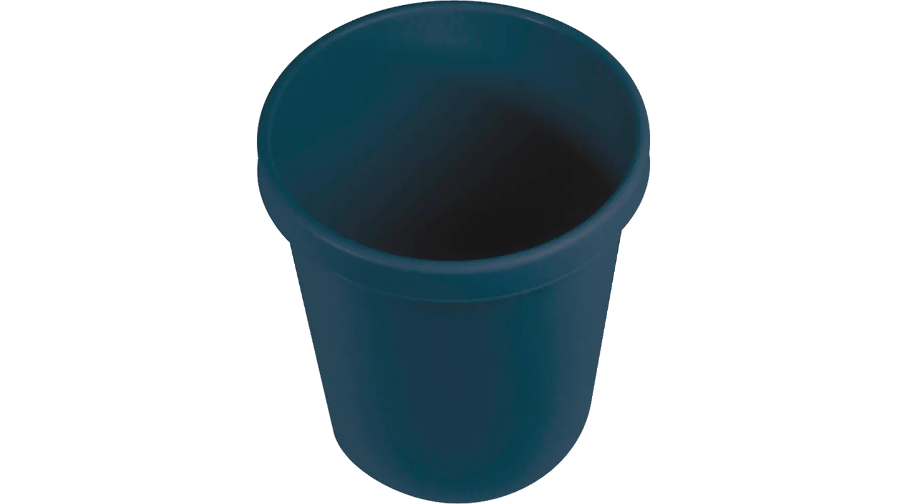 HELIT Papierkorb the green german 18 Liter rund blau