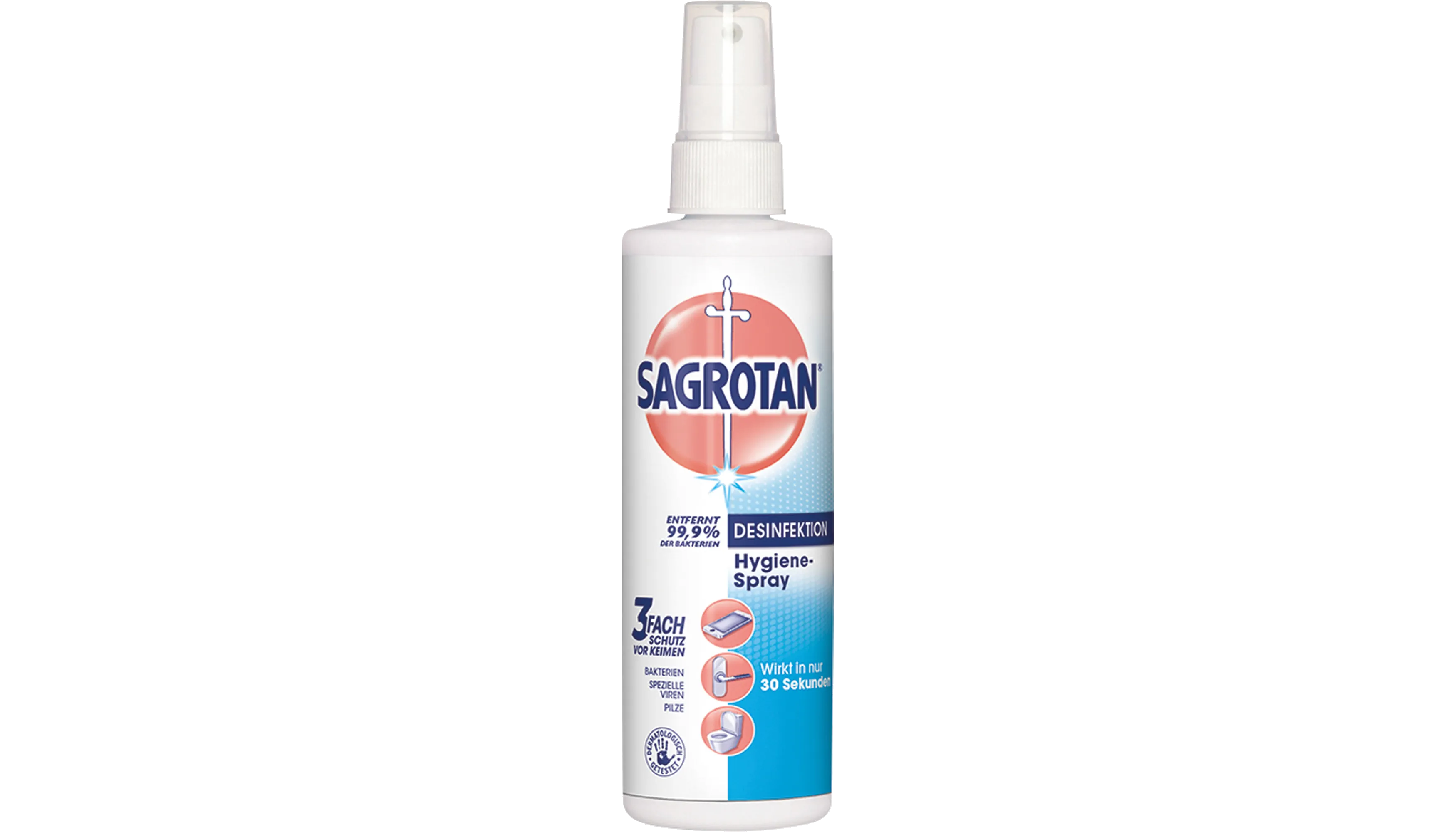 SAGROTAN Flächendesinfektion Hygiene Spray 0,25 l Sprühflasche Kunststoff 
